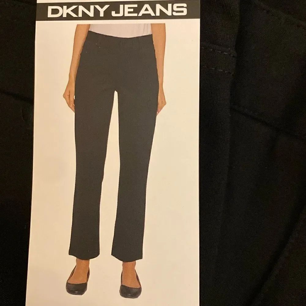 DKNY Jeans Womens Midweight Straight Leg Ponte Pant